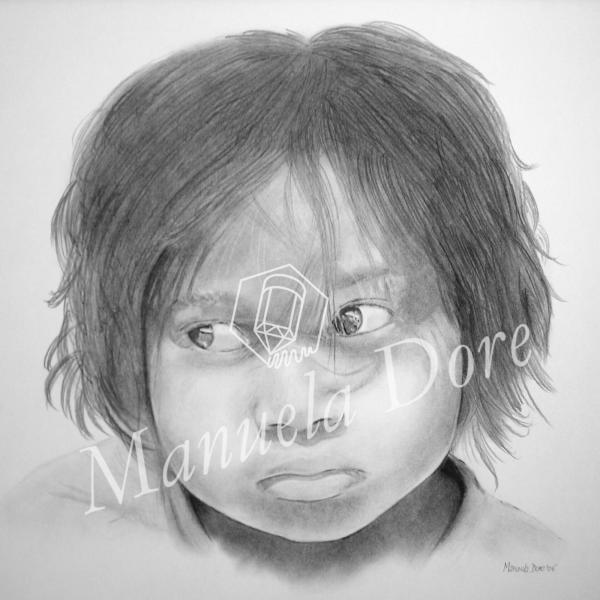Bambina imbronciata