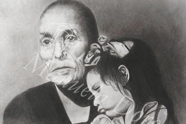 Nonna e nipotina